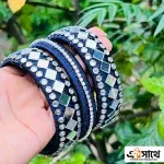 শুভ্র ঝিলিক মিরর চুড়ি - Image 4