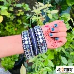 শুভ্র ঝিলিক মিরর চুড়ি - Image 3
