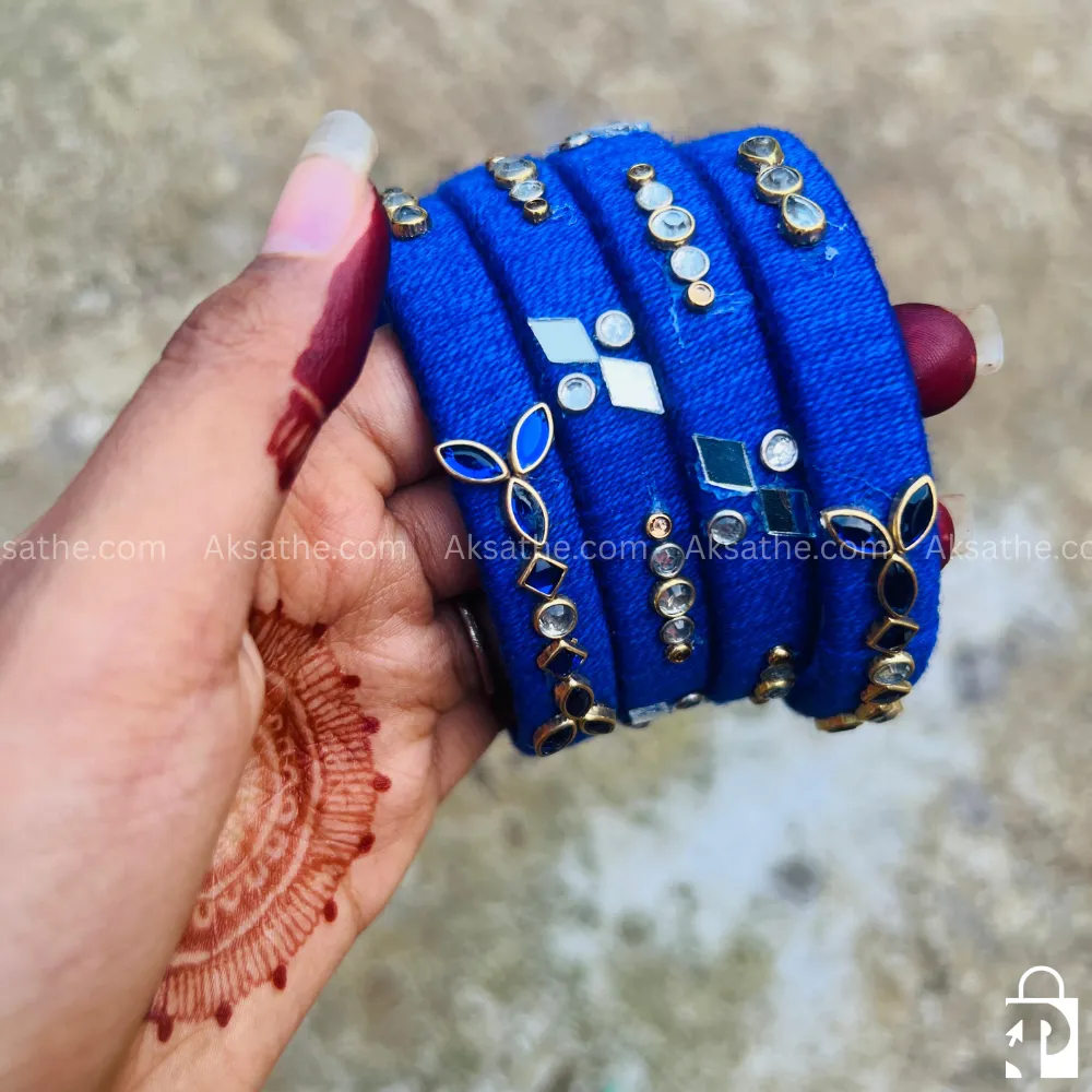 14 নীলপরি কুন্দনের চুড়ি - Image 1