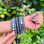 শুভ্র ঝিলিক মিরর চুড়ি