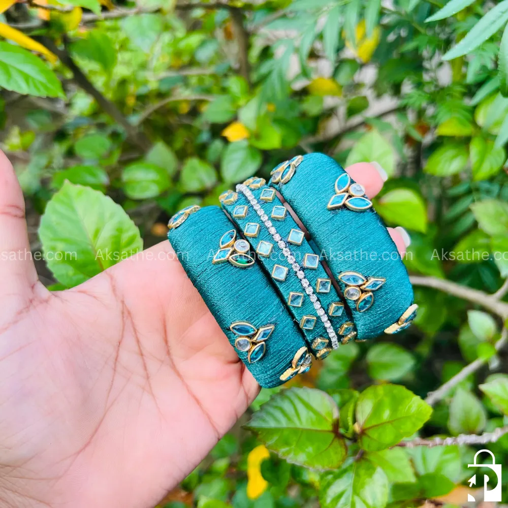 5 নবরূপ নকশা কুন্দনের চুড়ি - Image 1